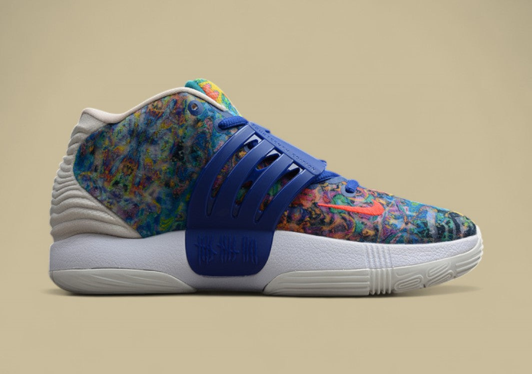 Nike KD EP “Paint Splatter” Royal Blue Basketball Shoe