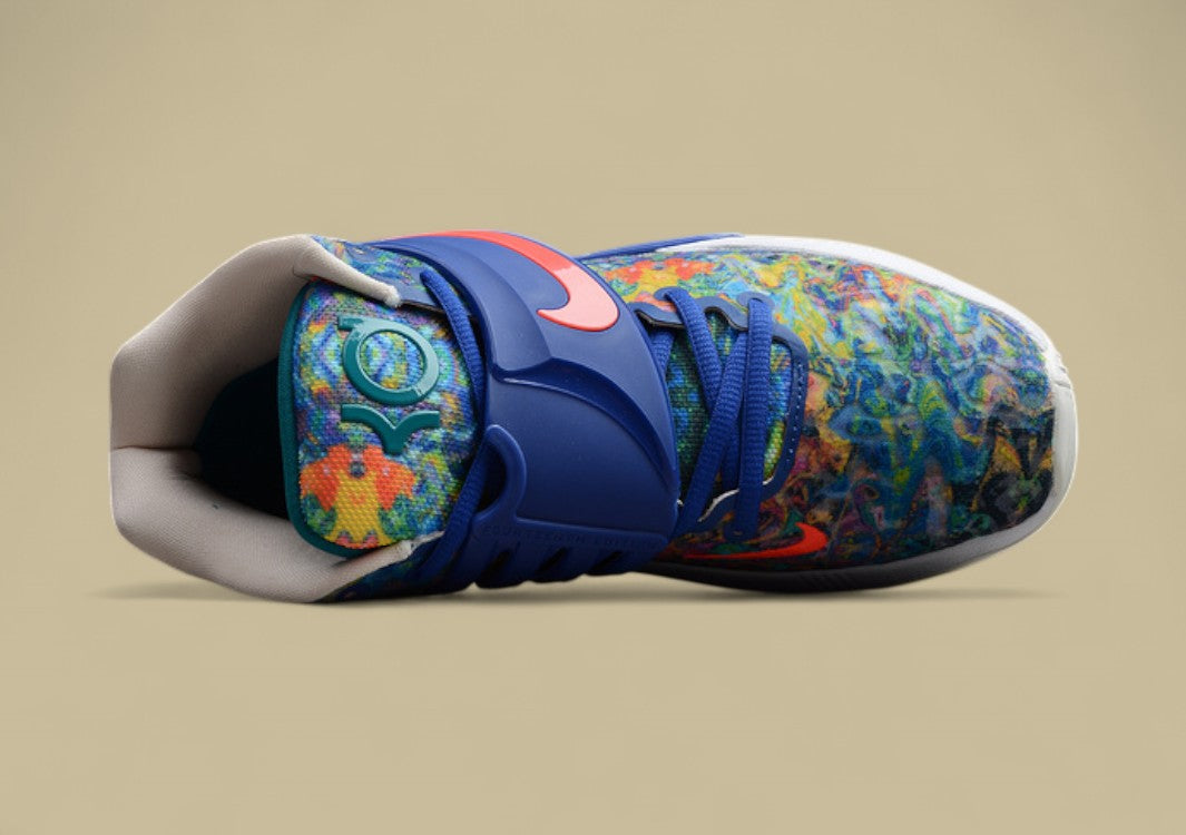 Nike KD EP “Paint Splatter” Royal Blue Basketball Shoe