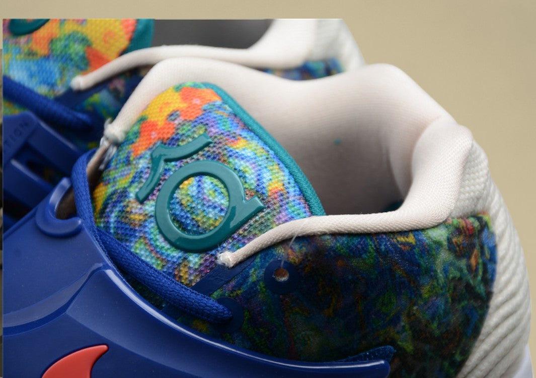 Nike KD EP “Paint Splatter” Royal Blue Basketball Shoe