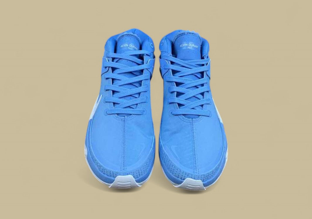 Nike KD TB Basketball Shoes Light Blue Upper with Crisp White Swoosh & Midsole Detailing