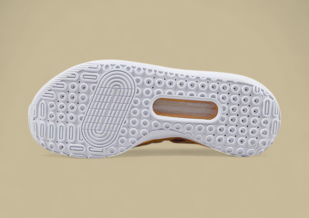 Nike KD TB University Gold Basketball Shoes lack Swoosh & White Sole High-Top Design