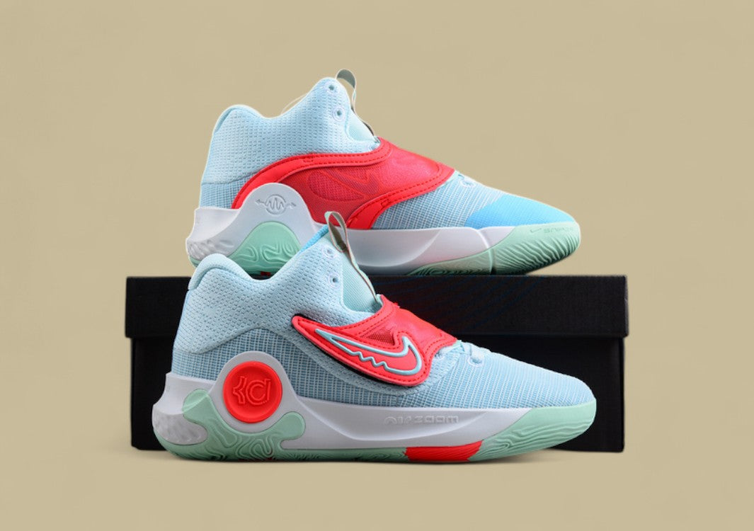 Nike KD Trey X EP Blue Chill Bright Crimson Basketball Shoe