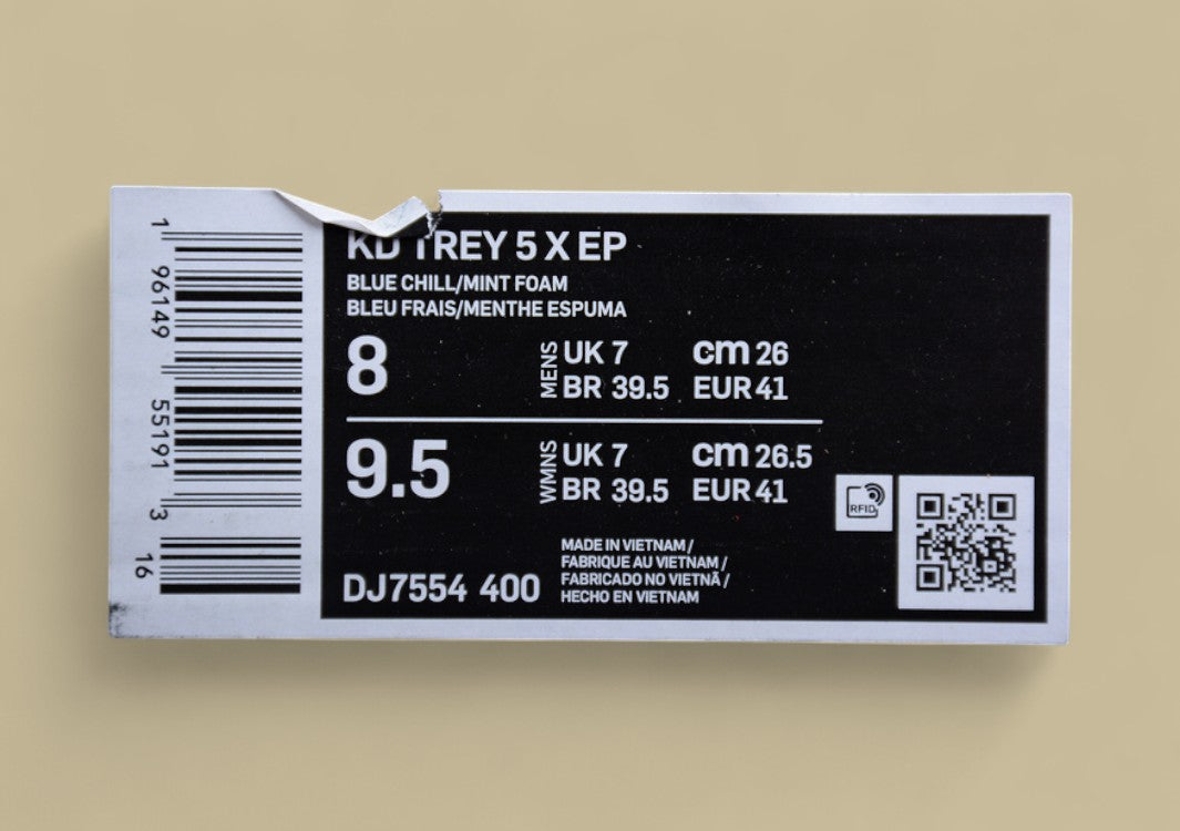 Nike KD Trey X EP Blue Chill Bright Crimson Basketball Shoe