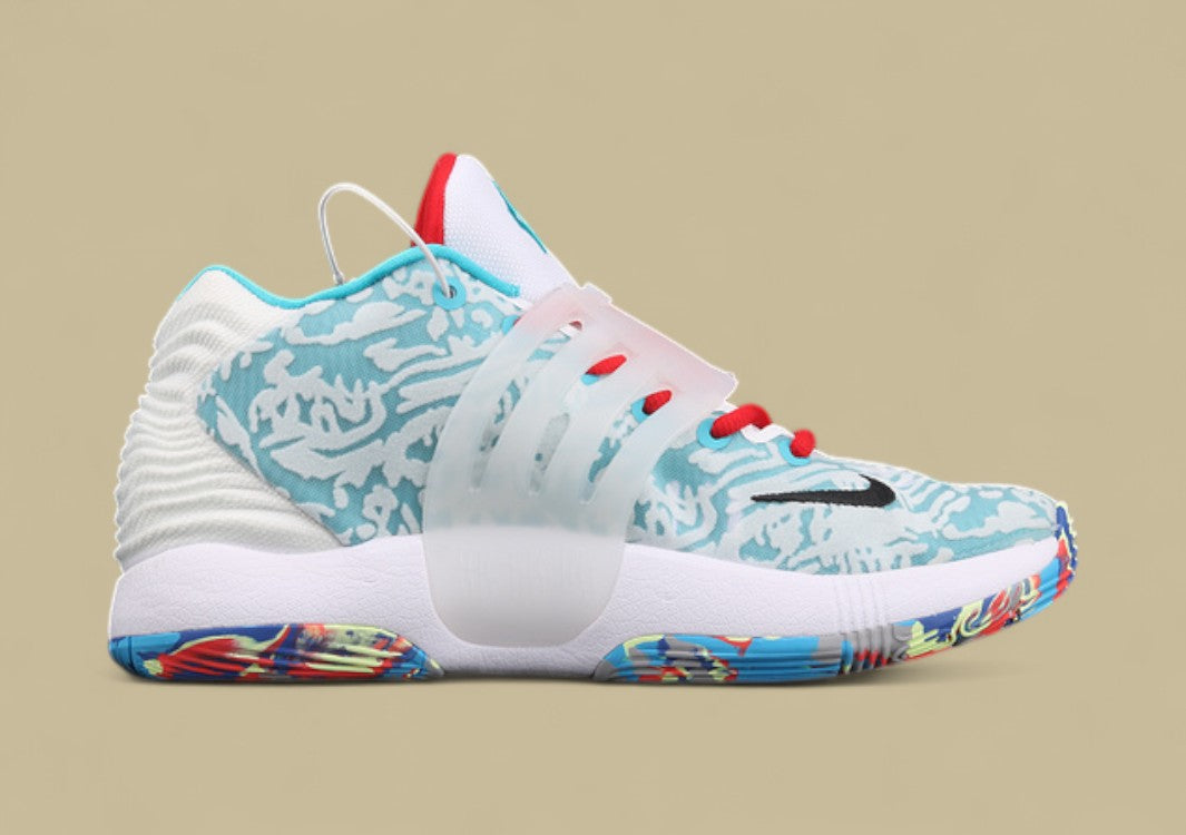 Nike KD “Blue Camo” White Basketball Shoes