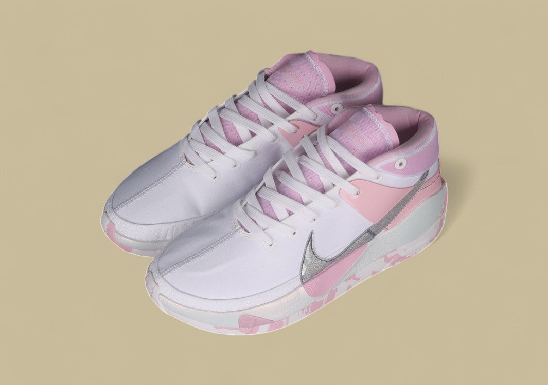 Nike KD “Kay Yow” White Light Arctic Pink Basketball Shoe