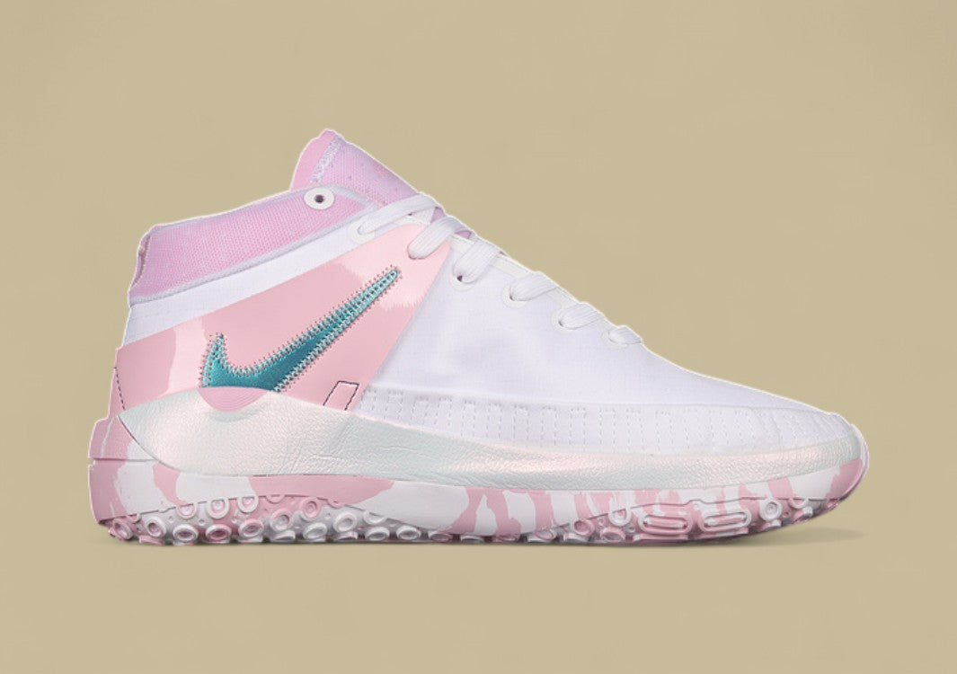 Nike KD “Kay Yow” White Light Arctic Pink Basketball Shoe