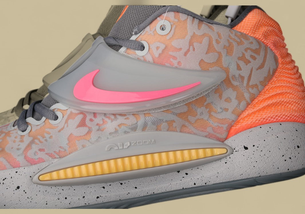 Nike KD “Peach Glow” Light Grey Basketball Shoe