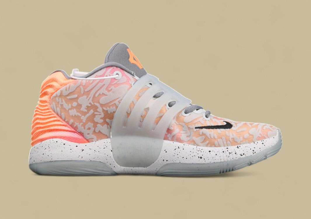 Nike KD “Peach Glow” Light Grey Basketball Shoe