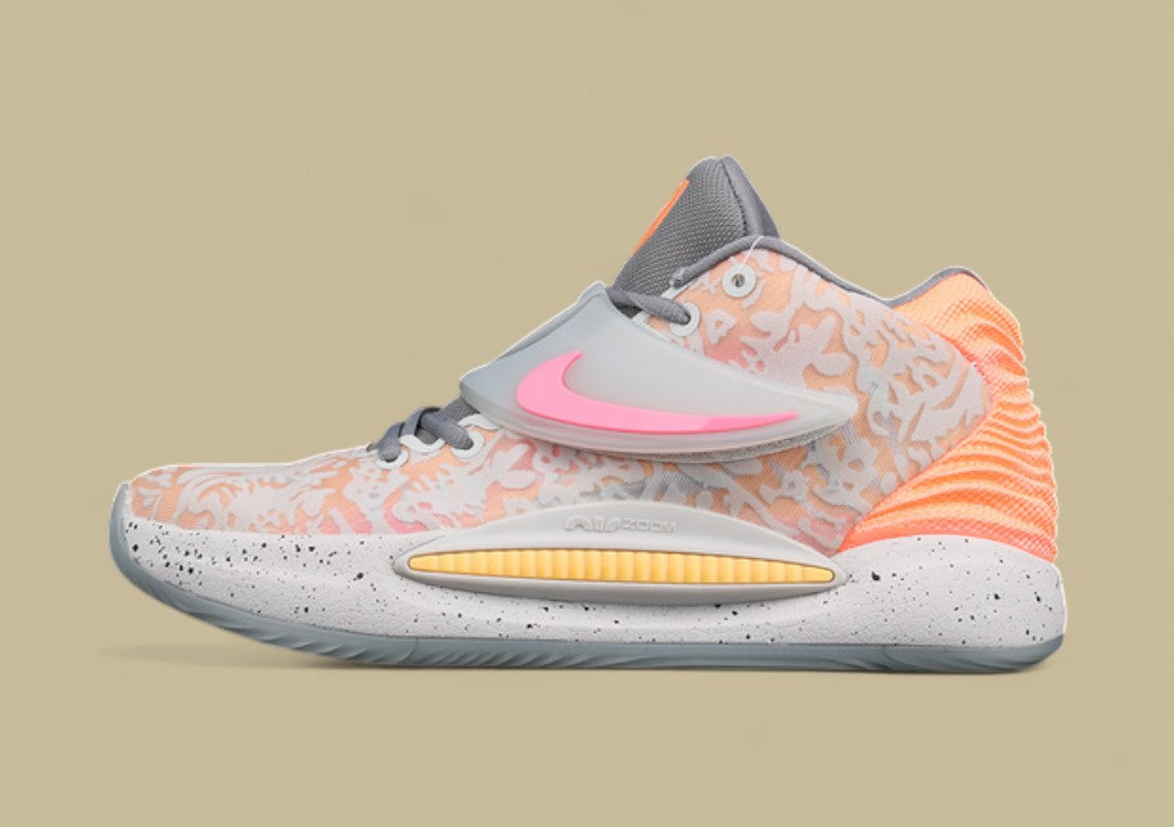 Nike KD “Peach Glow” Light Grey Basketball Shoe