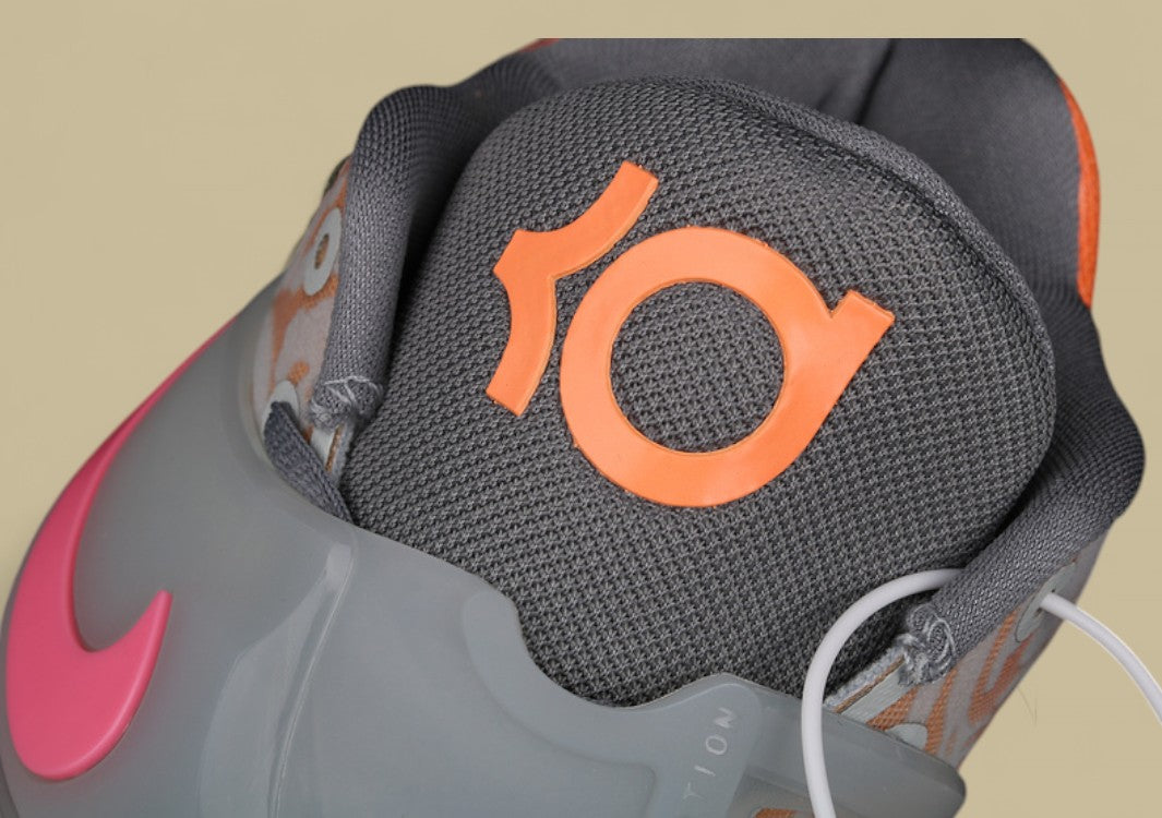 Nike KD “Peach Glow” Light Grey Basketball Shoe