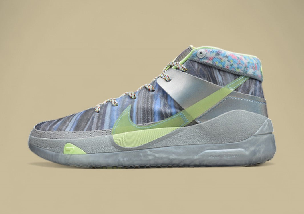 Nike KD “Play for the Future” Metallic Silver Basketball Shoe