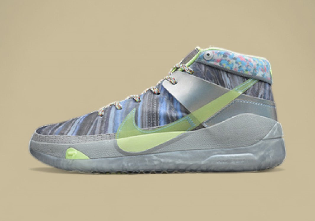 Nike KD “Play for the Future” Metallic Silver Basketball Shoe
