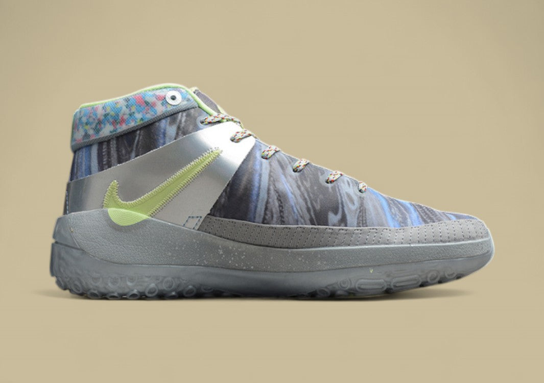 Nike KD “Play for the Future” Metallic Silver Basketball Shoe