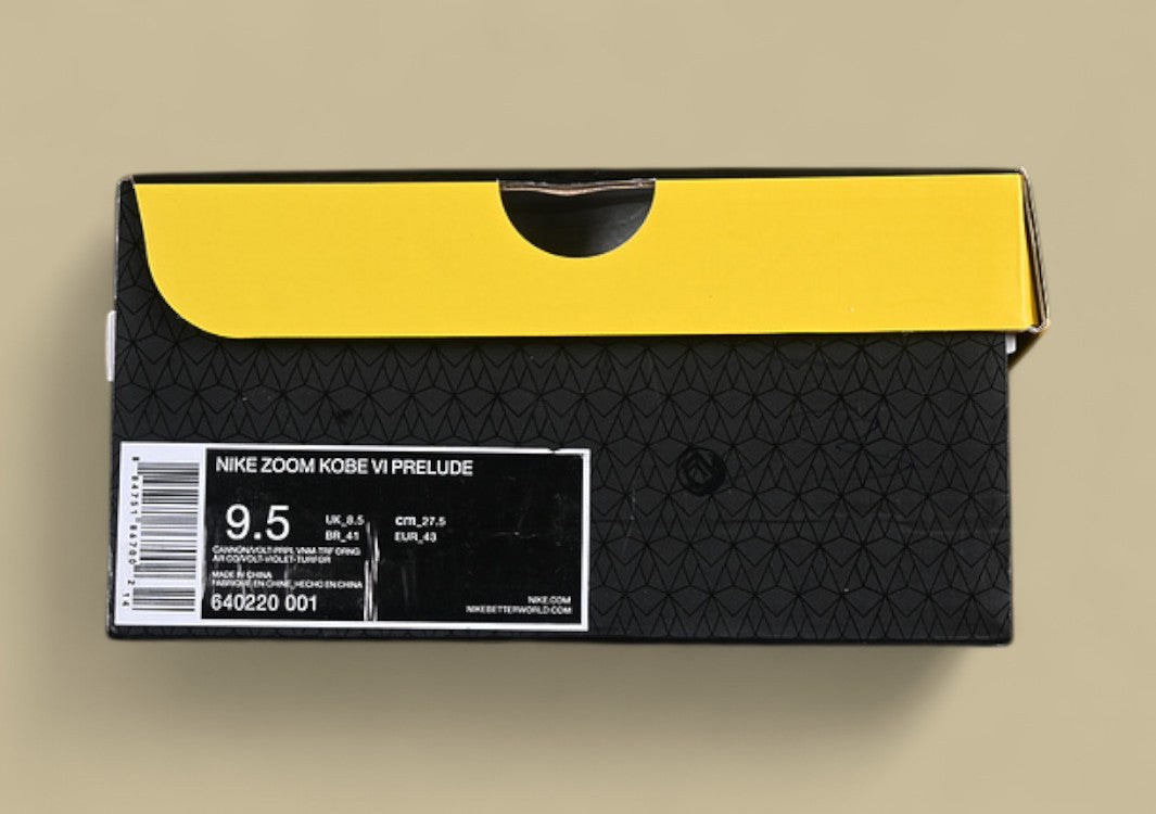 Nike Kob "Cannon Volt-Purple Venom-Turf Orange" Vibrant Low-Top Basketball Shoe With Multicolor Camouflage Graphic