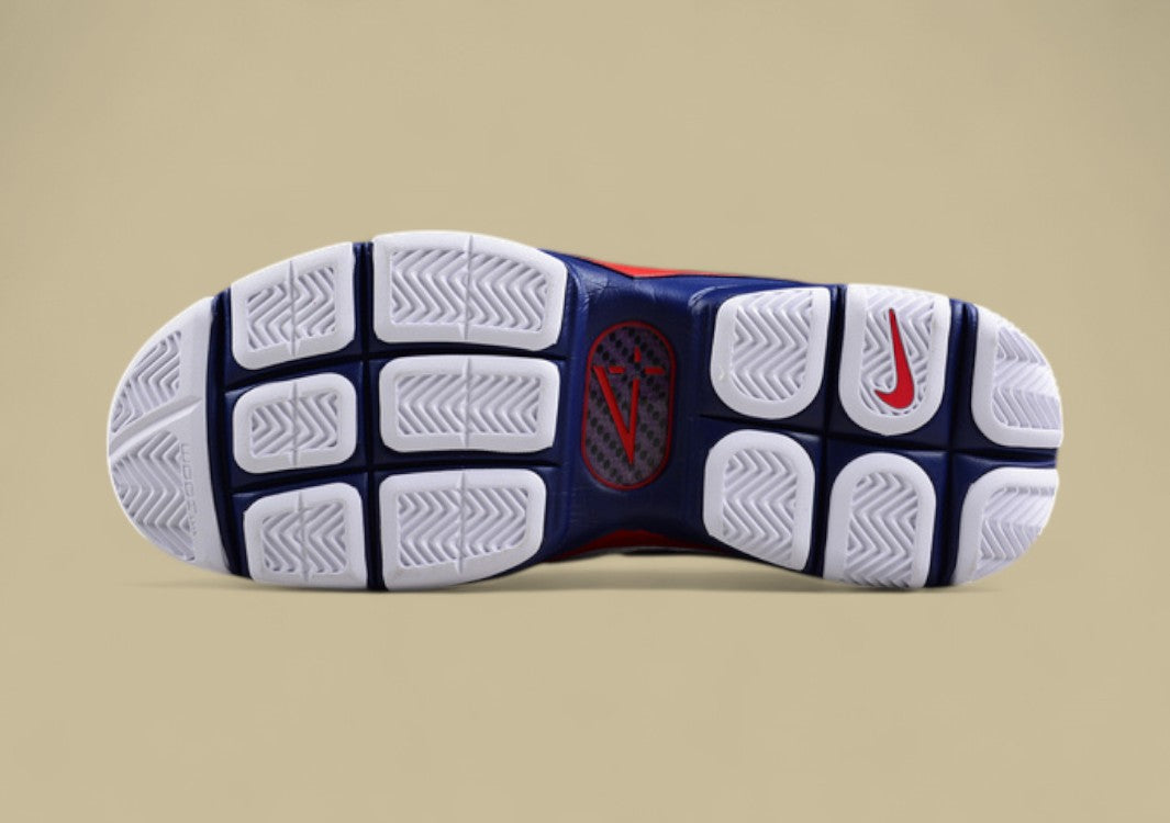 Nike Kobe Basketball Shoes White navy Blue red Retro Mid-top Performance Sneaker