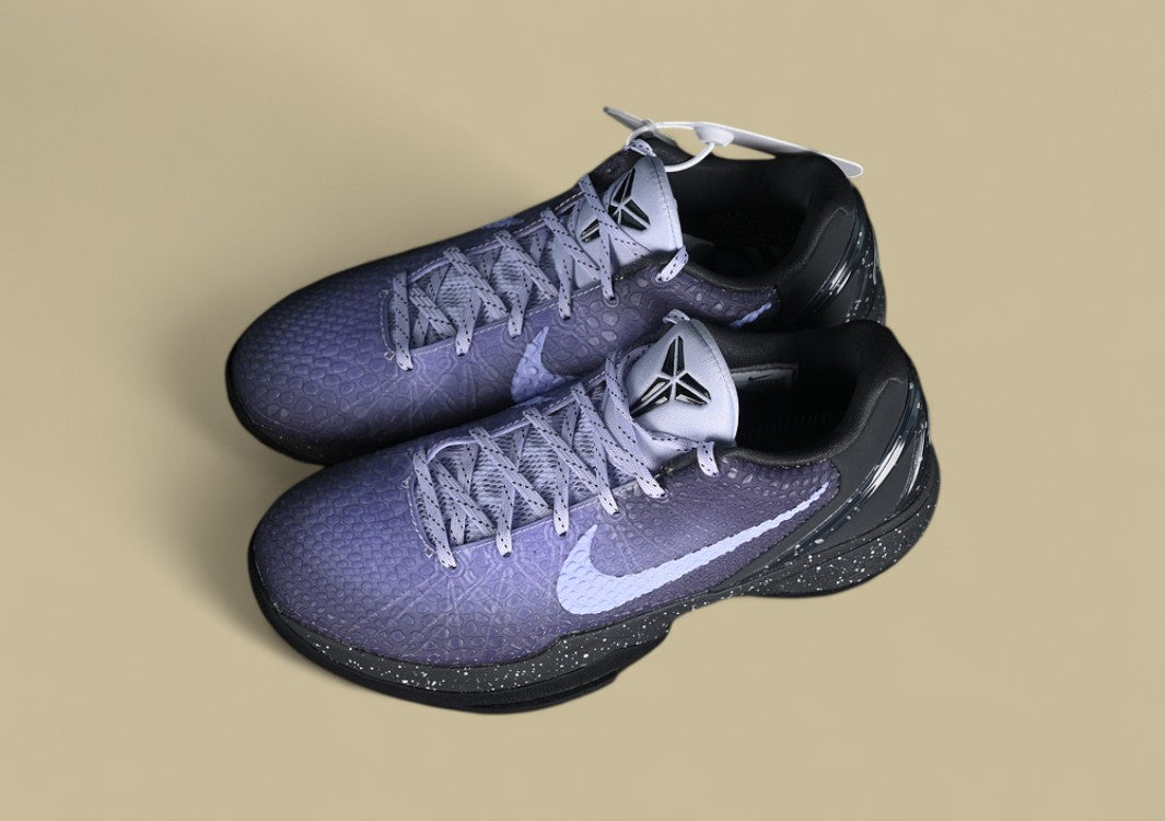 Nike Kobe "Black Lavender Mint" Sleek Gradient Low-Top Basketball Shoe