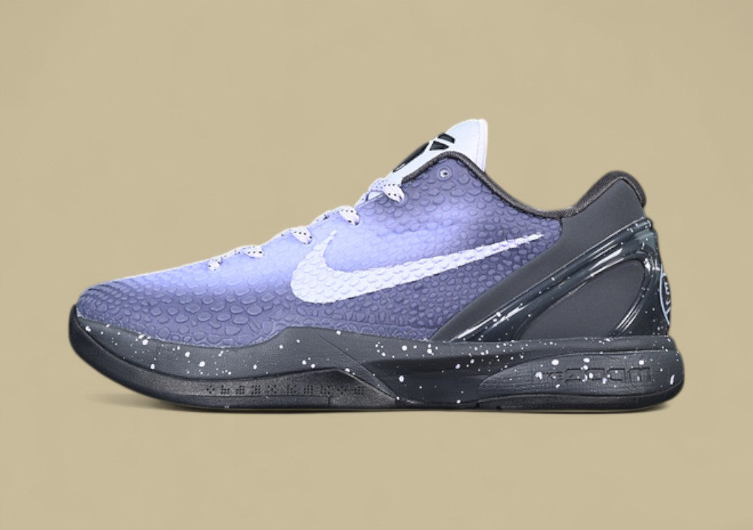 Nike Kobe "Black Lavender Mist" Basketball Shoes Sleek Low-Top Performance Sneaker