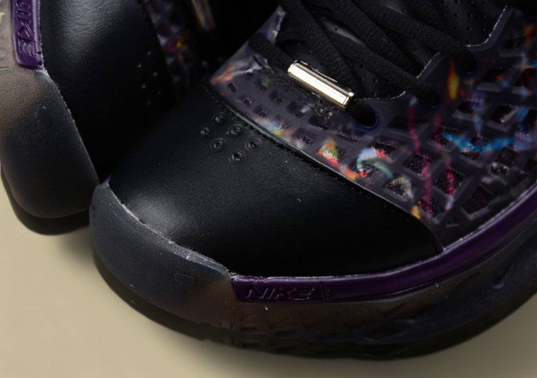 Nike Kobe Black Multi-color Imperial Purple Kumquat Bold Mid-top With Vivid Graphic Overlay