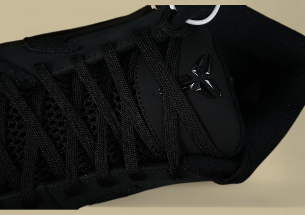 Nike Kobe "Black University Gold" Stealthy All-Black Basketball Shoe