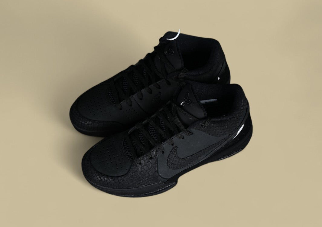 Nike Kobe "Black University Gold" Stealthy All-Black Basketball Shoe