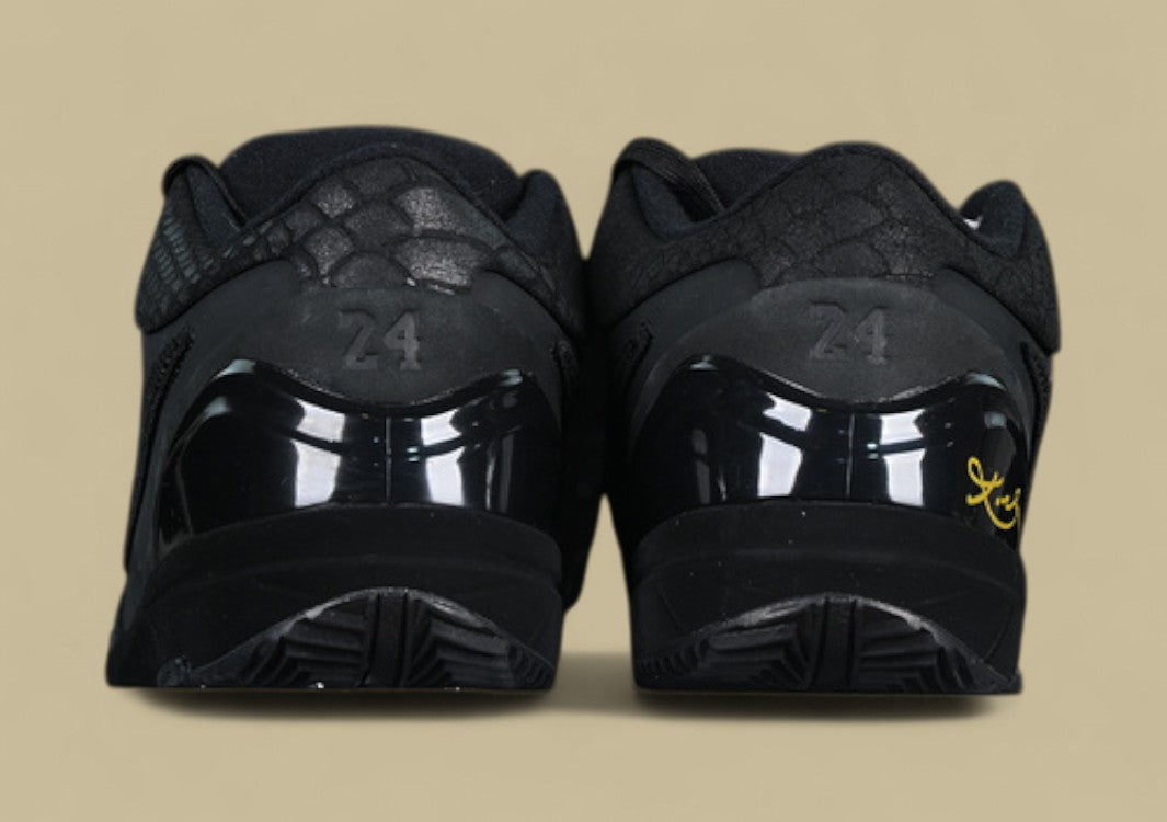 Nike Kobe "Black University Gold" Stealthy All-Black Basketball Shoe