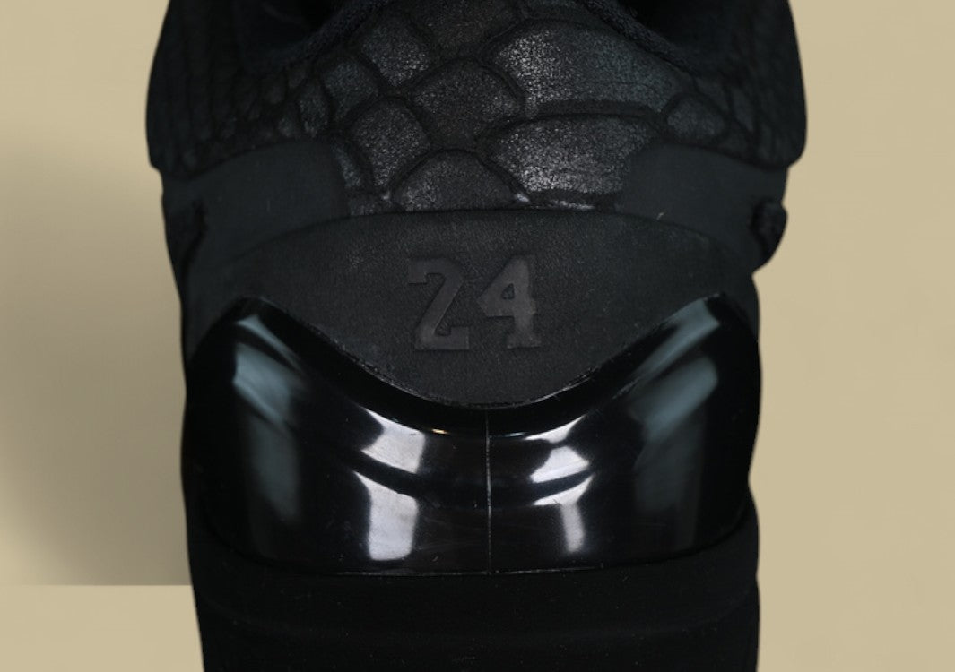 Nike Kobe "Black University Gold" Stealthy All-Black Basketball Shoe