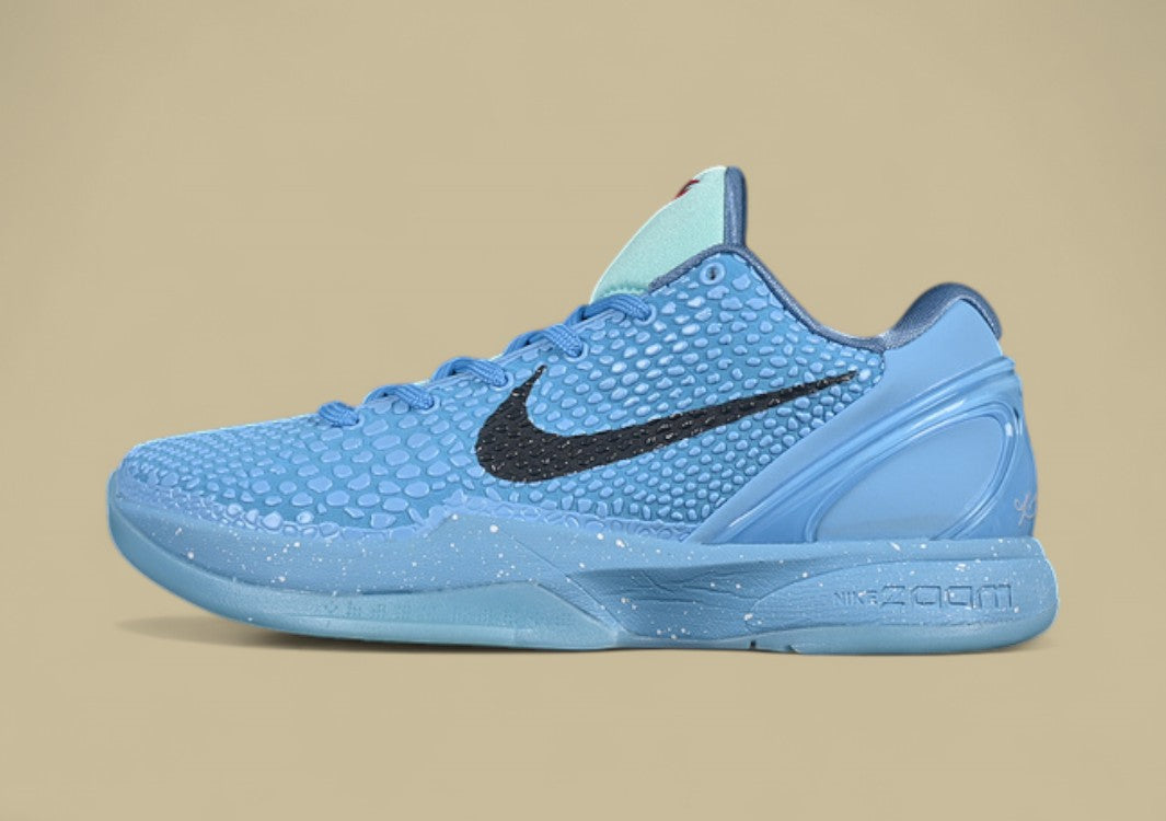 Nike Kobe "Blue Black" Scaled Texture Basketball Shoes with Speckled Midsole