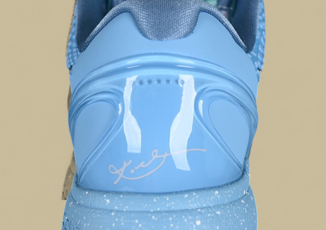 Nike Kobe "Blue Black" Scaled Texture Basketball Shoes with Speckled Midsole