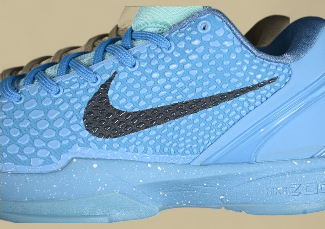 Nike Kobe "Blue Black" Scaled Texture Basketball Shoes with Speckled Midsole
