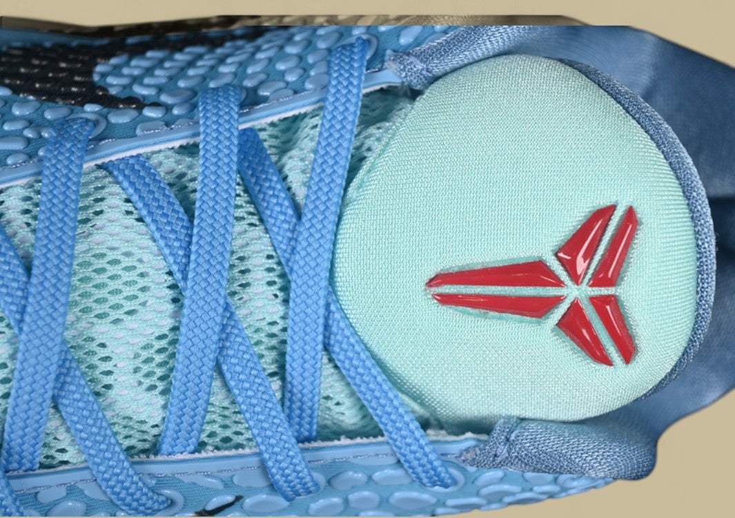 Nike Kobe "Blue Black" Scaled Texture Basketball Shoes with Speckled Midsole