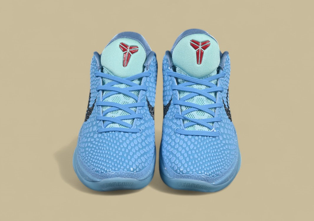 Nike Kobe "Blue Black" Scaled Texture Basketball Shoes with Speckled Midsole