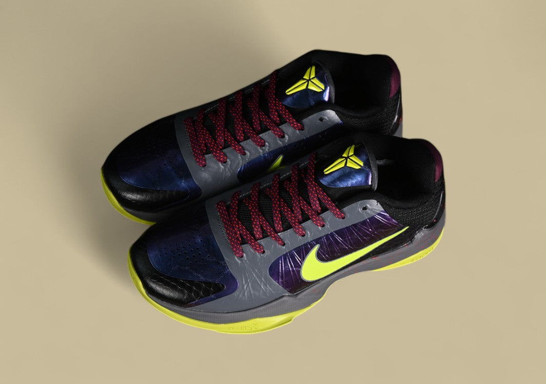 Nike Kobe "Chaos Alternate" Gamer Exclusive Black Green Red Grey Performance Basketball Shoe