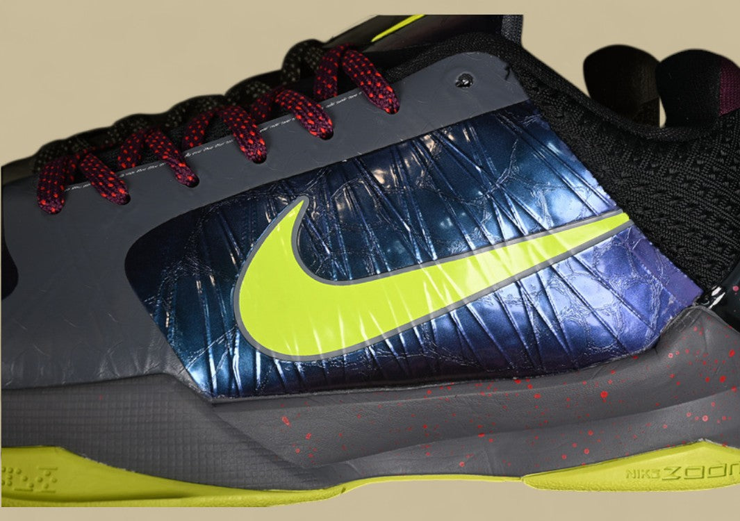 Nike Kobe "Chaos Alternate" Gamer Exclusive Black Green Red Grey Performance Basketball Shoe