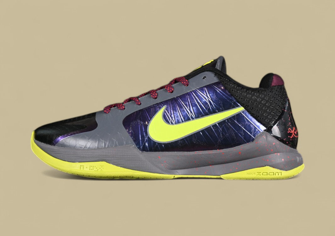 Nike Kobe "Chaos Alternate" Gamer Exclusive Black Green Red Grey Performance Basketball Shoe