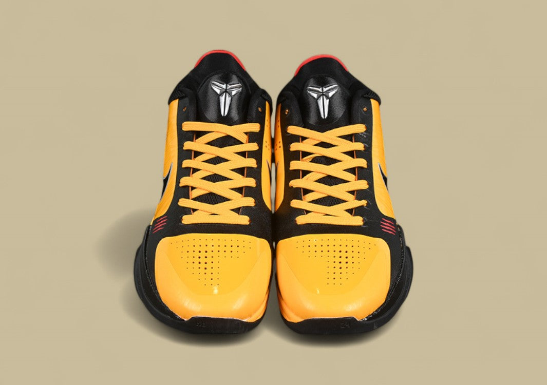 Nike Kobe "Del Sol Comet Red Black" Striking Low-Top Basketball Shoe with Lakers-Inspired Vibes