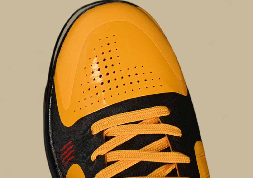 Nike Kobe "Del Sol Comet Red Black" Striking Low-Top Basketball Shoe with Lakers-Inspired Vibes
