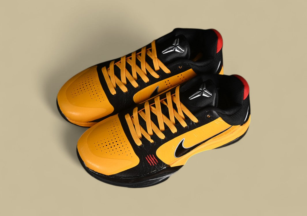 Nike Kobe "Del Sol Comet Red Black" Striking Low-Top Basketball Shoe with Lakers-Inspired Vibes