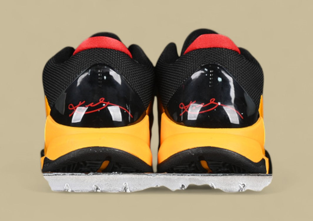 Nike Kobe "Del Sol Comet Red Black" Striking Low-Top Basketball Shoe with Lakers-Inspired Vibes
