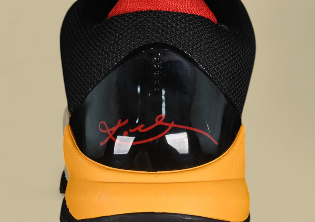 Nike Kobe "Del Sol Comet Red Black" Striking Low-Top Basketball Shoe with Lakers-Inspired Vibes