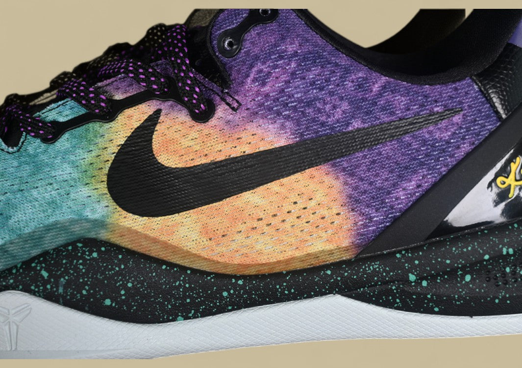 Nike Kobe "Easter" Fiberglas Court Purple Black Laser Purple Festive Gradient Low-Top Basketball Shoe