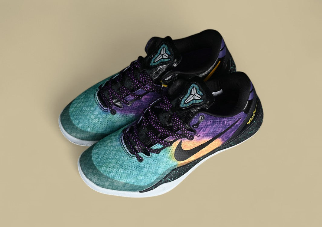 Nike Kobe "Easter" Fiberglas Court Purple Black Laser Purple Festive Gradient Low-Top Basketball Shoe