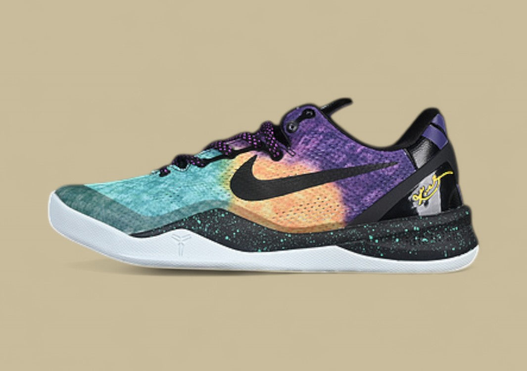 Nike Kobe "Easter" Fiberglas Court Purple Black Laser Purple Festive Gradient Low-Top Basketball Shoe