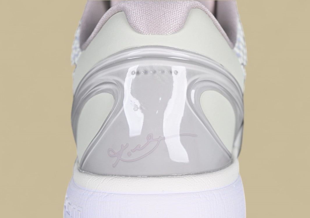 Nike Zoom Kobe "Sail" White Black Basketball Shoe with Star Embossed Upper