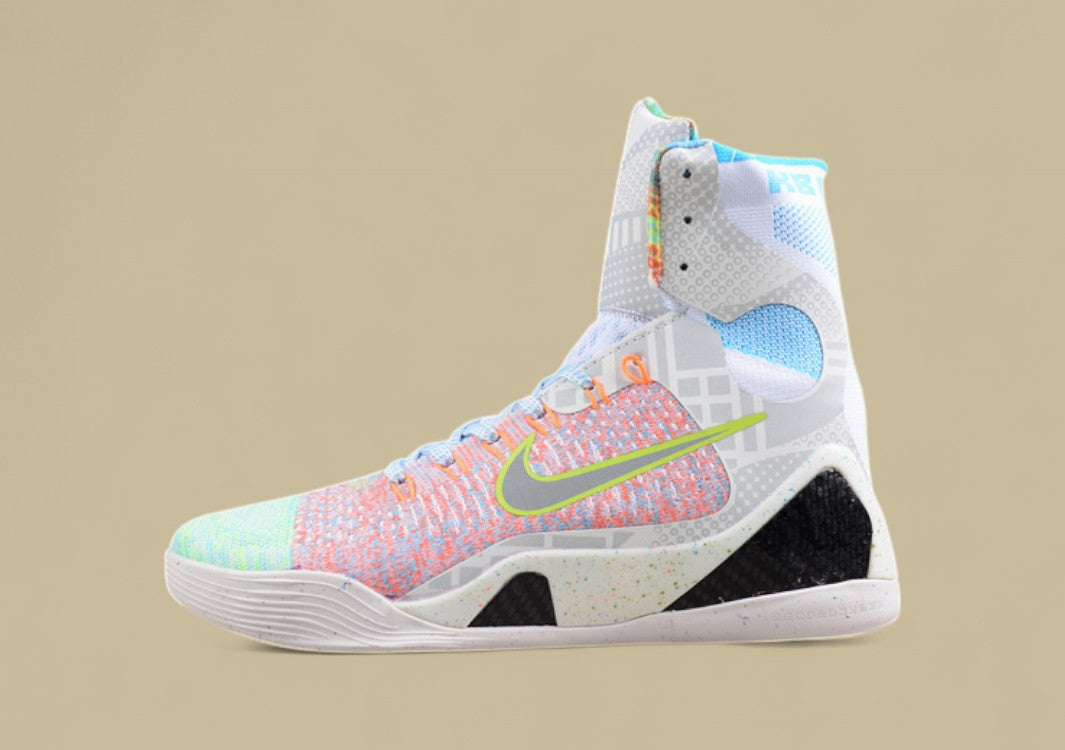 Nike Kobe Elite Premium The Kobe Multi-color Reflect Silver Chlorine Blue Sneakers