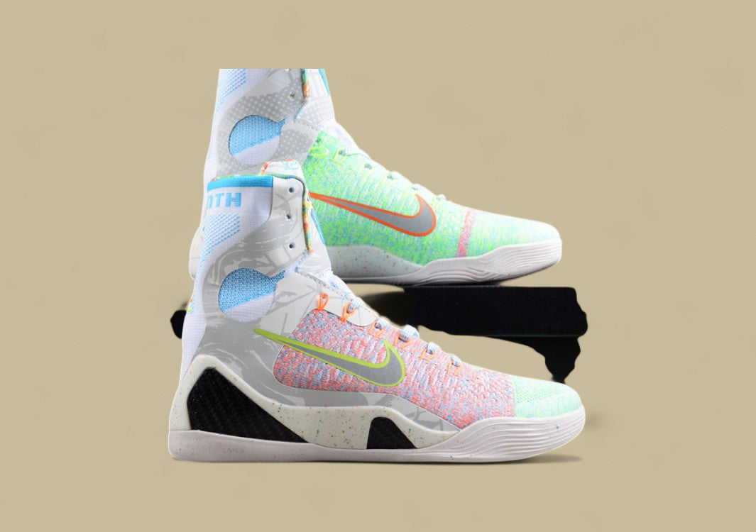 Nike Kobe Elite Premium The Kobe Multi-color Reflect Silver Chlorine Blue Sneakers