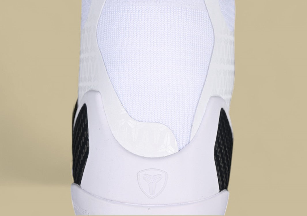 Nike Kobe Elite Protro "Halo White" High-Top Basketball Shoes in Triple White Design