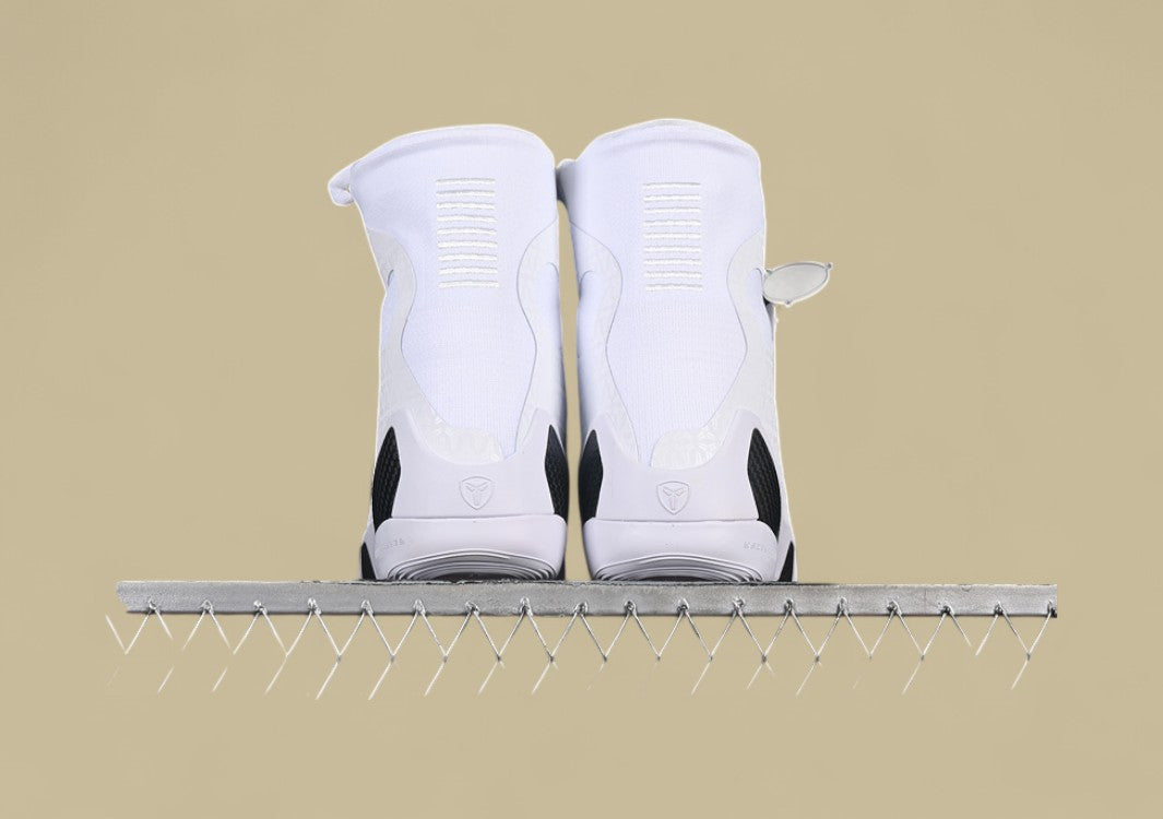 Nike Kobe Elite Protro "Halo White" High-Top Basketball Shoes in Triple White Design