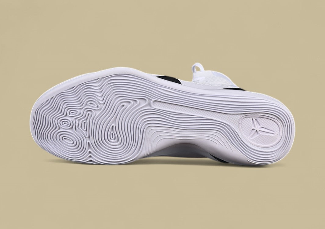 Nike Kobe Elite Protro "Halo White" High-Top Basketball Shoes in Triple White Design