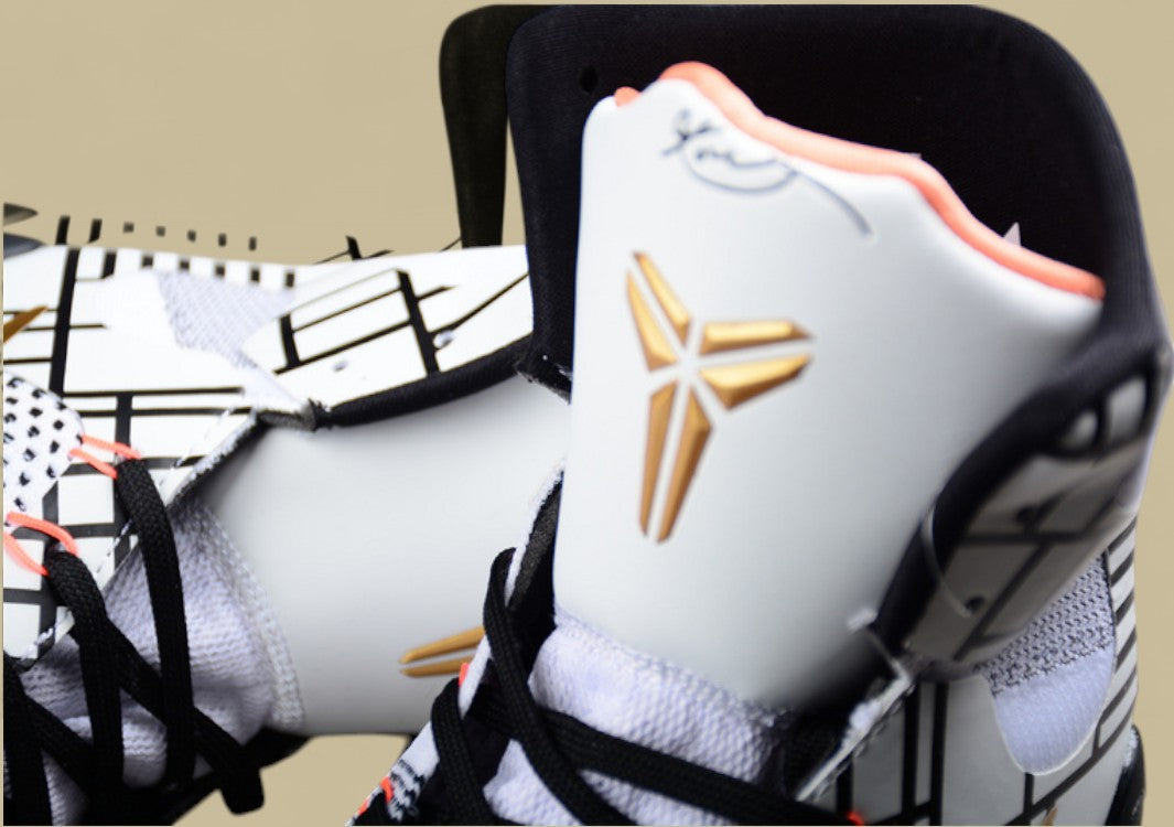 Nike Kobe Elite XDR "What The Kobe" White Metallic Gold Black High-Top Performance Basketball Shoe