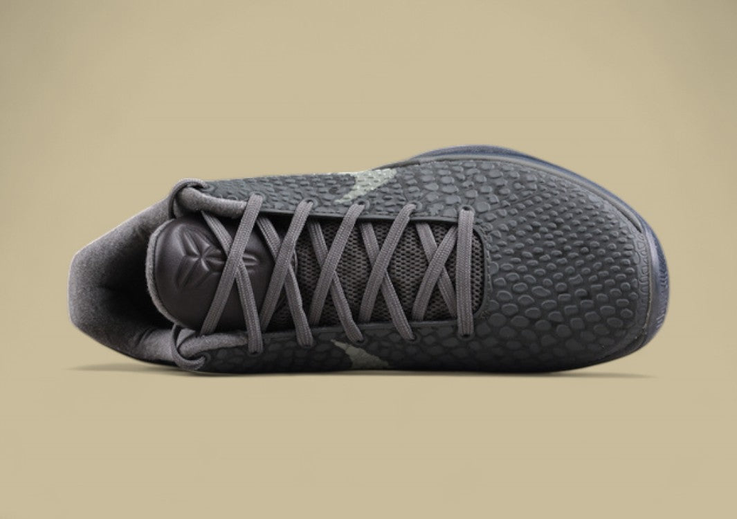 Nike Kobe "Fade to Black" River Rock River Rock Sleek Monochrome Low-Top Basketball Shoe